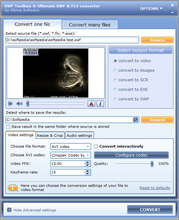SWF & FLV Toolbox screenshot