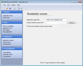 SWF Maestro EXE PRO screenshot 10