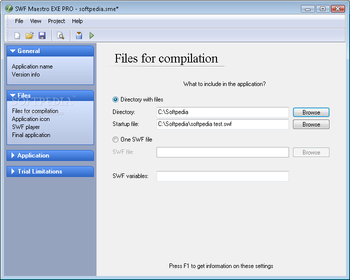 SWF Maestro EXE PRO screenshot 3