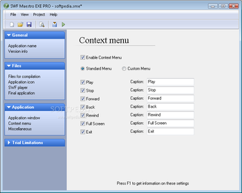 SWF Maestro EXE PRO screenshot 7