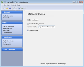SWF Maestro EXE PRO screenshot 8