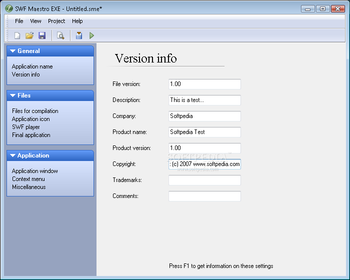 SWF Maestro EXE screenshot 2