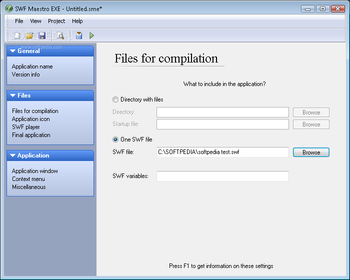 SWF Maestro EXE screenshot 3
