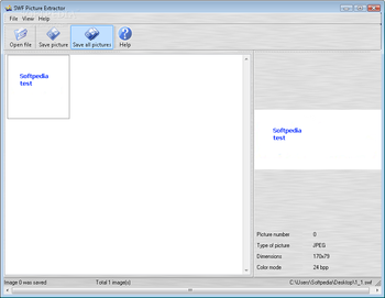 SWF Picture Extractor screenshot 2
