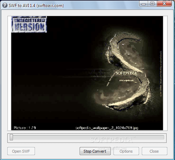 SWF to AVI screenshot