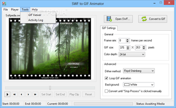 SWF to GIF Animator screenshot 3