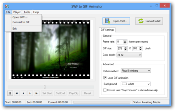 SWF to GIF Animator screenshot 4