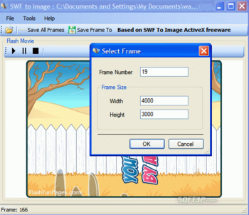 SWF To Image GUI screenshot 2