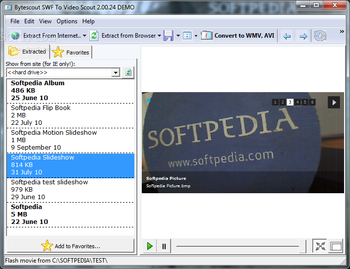 SWF To Video Scout screenshot