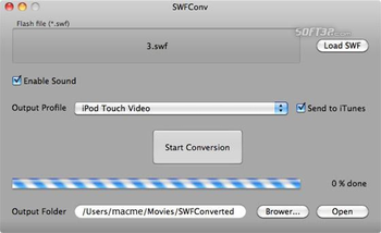 SWFConv screenshot 3