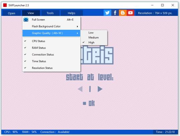 SWFLauncher screenshot 2