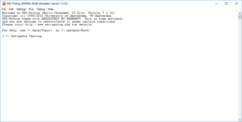 SWI-Prolog screenshot