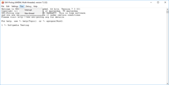 SWI-Prolog screenshot 5