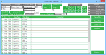 Swift AutoClick Lite screenshot