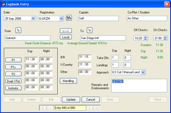 Swift-E-Logbook  screenshot