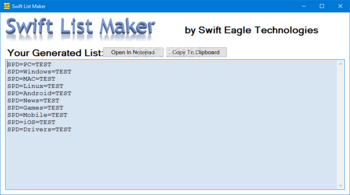 Swift List Maker screenshot 3
