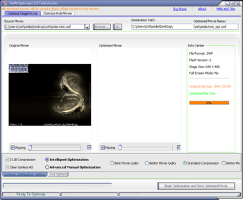 Swift Optimizer screenshot