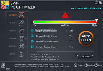 Swift PC Optimizer screenshot 3