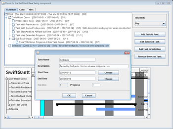 SwiftGantt screenshot 2