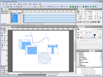 SWiSHmax screenshot