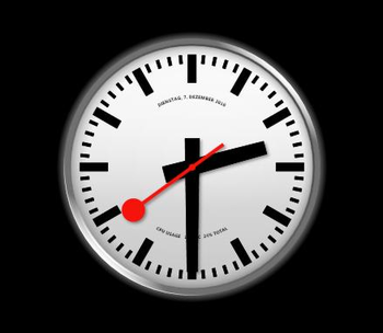 Swiss Railway Clock screenshot