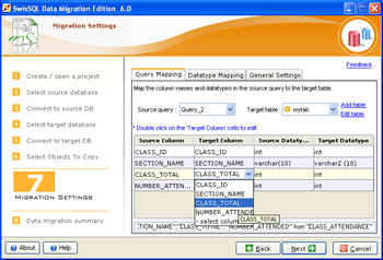 SwisSQL Data Migration Edition screenshot 5