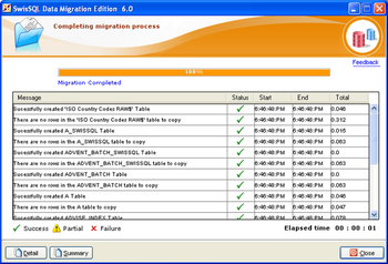 SwisSQL - Data Migration Tool screenshot