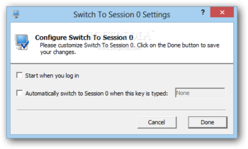 Switch To Session 0 screenshot 3