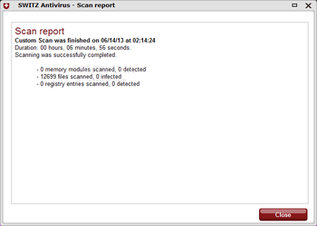 SWITZ Antivirus screenshot 3