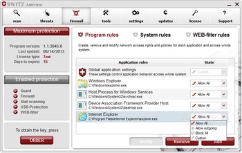 SWITZ Antivirus screenshot 4