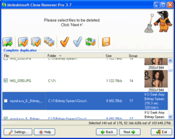 Swmole Clone Remover screenshot
