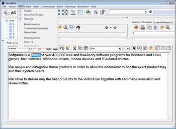 SwordBible Portable screenshot 3