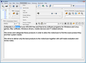 SwordBible Portable screenshot 6