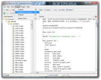 Swordfish IDE screenshot 3