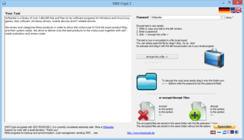 SWX-Crypt screenshot
