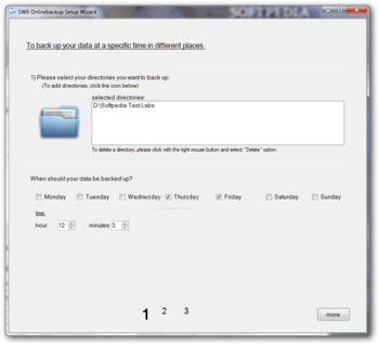 SWX-Onlinebackup screenshot 3