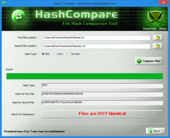 SX Hash Suite screenshot 4