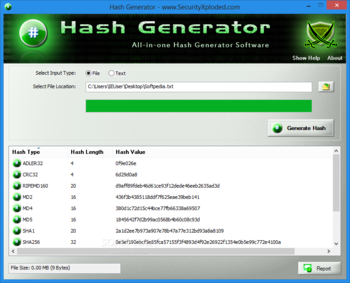 SX Hash Suite screenshot 6