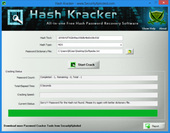 SX Hash Suite screenshot 7