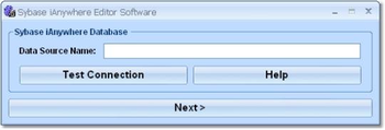 Sybase iAnywhere Editor Software screenshot