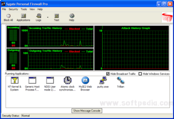 Sygate Personal Firewall PRO screenshot