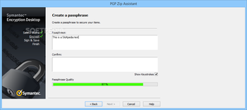Symantec Encryption Desktop screenshot 13