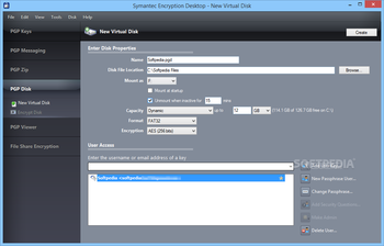 Symantec Encryption Desktop screenshot 17