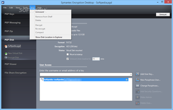 Symantec Encryption Desktop screenshot 25