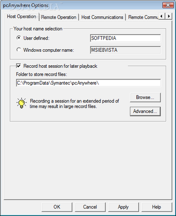 Symantec pcAnywhere screenshot 6