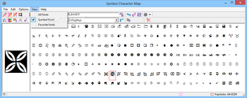 Symbol Character Map screenshot 5