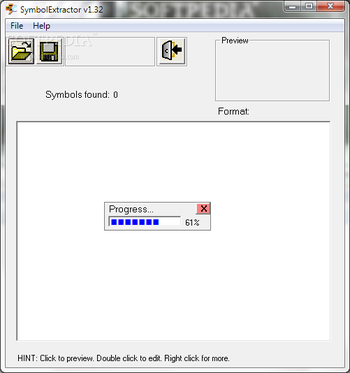 Symbol Extractor screenshot