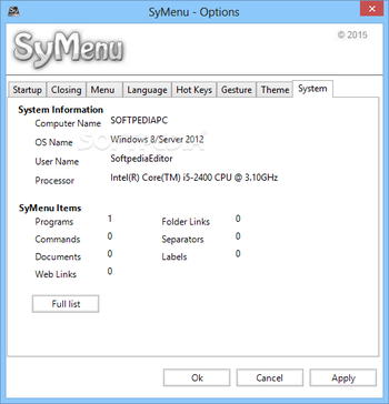 SyMenu screenshot 12