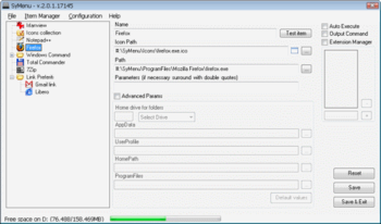 SyMenu screenshot