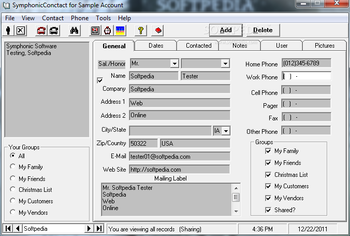 Symphonic Contact screenshot